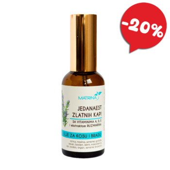 <b>JEDANAEST ZLATNIH KAPI</b><br>ulje za kosu i bradu
